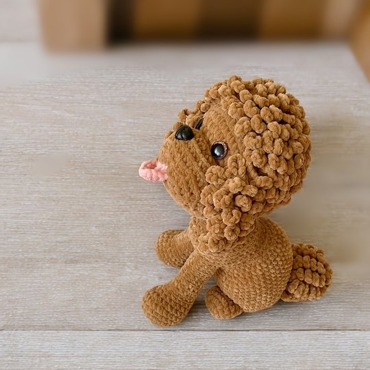 Pudel. Mit sehr wenig Nähen. Häkelanleitung