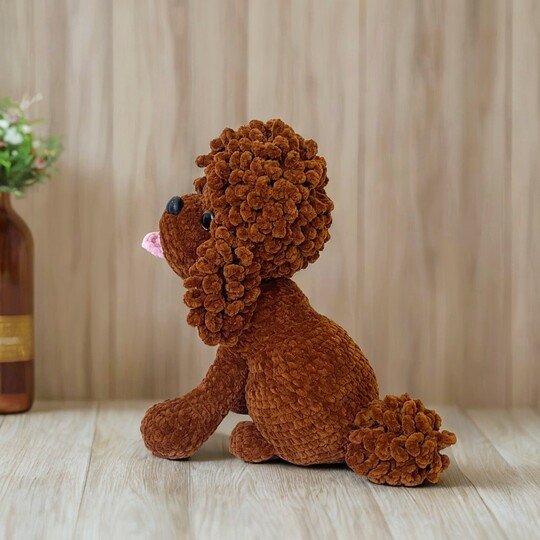 Pudel. Mit sehr wenig Nähen. Häkelanleitung