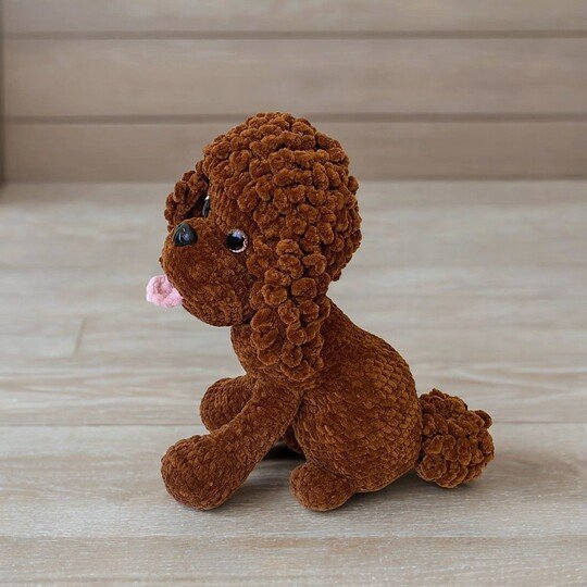 Pudel. Mit sehr wenig Nähen. Häkelanleitung