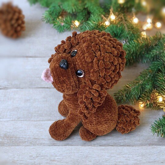 Pudel. Mit sehr wenig Nähen. Häkelanleitung