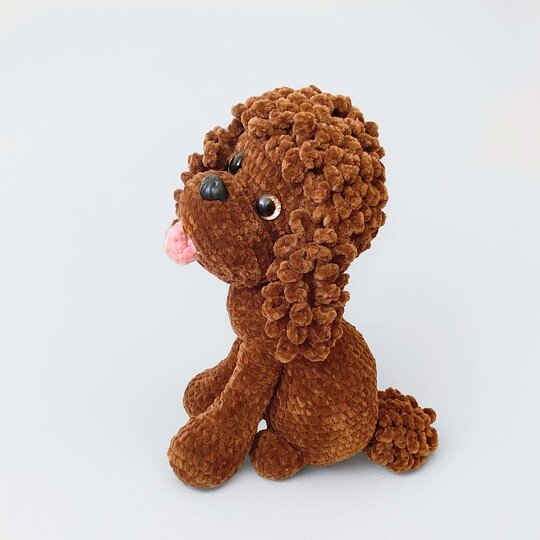 Pudel. Mit sehr wenig Nähen. Häkelanleitung