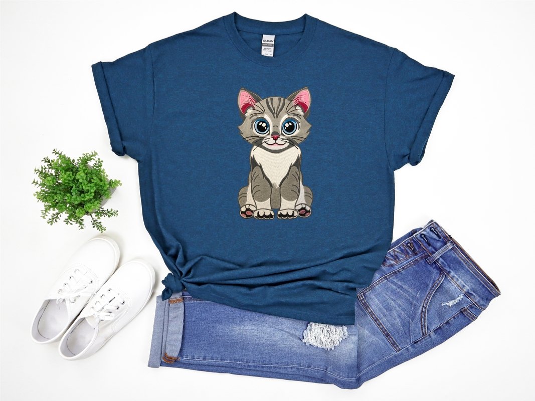 Stickdatei ITH Katze Morle f&uuml;r Rahmen 20&times;30 cm, Maschinenstickdatei - Bild 3