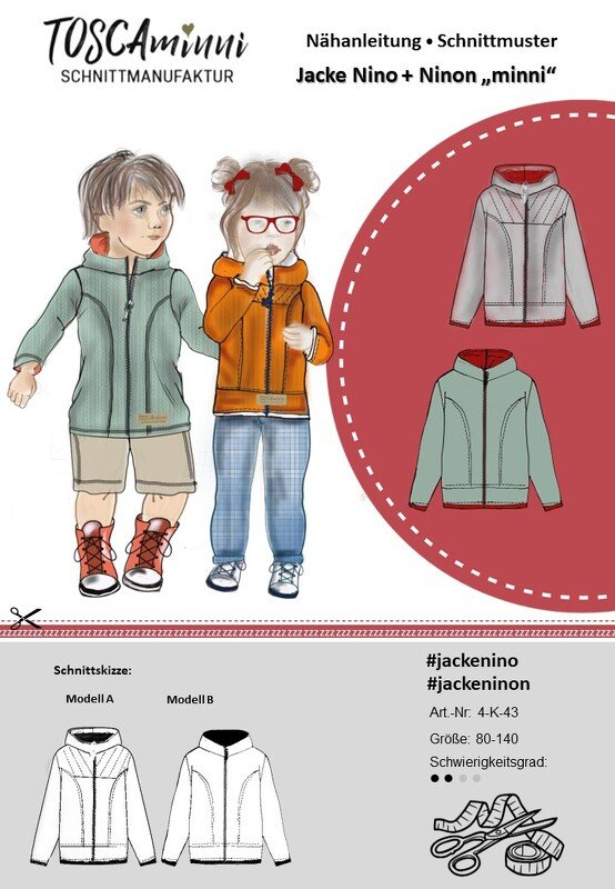 Schnittmuster Jacke Nino und Ninon - Bild 2