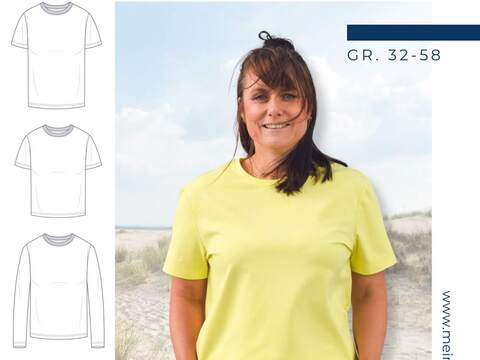 T-Shirt Damen– Schnittmuster – Seattle - eBook - E166
