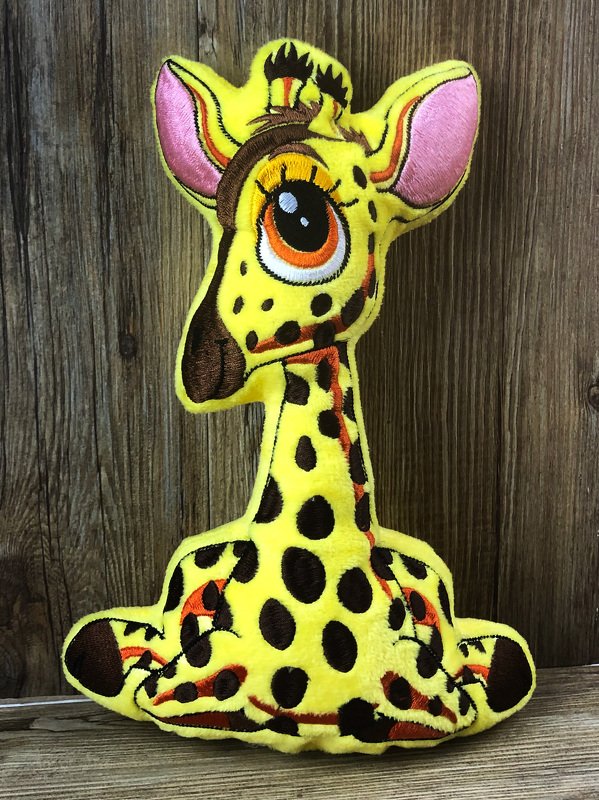 Stickdatei ITH Giraffe Monika f&uuml;r Rahmen 20x30 cm, Maschinenstickdatei - Bild 9
