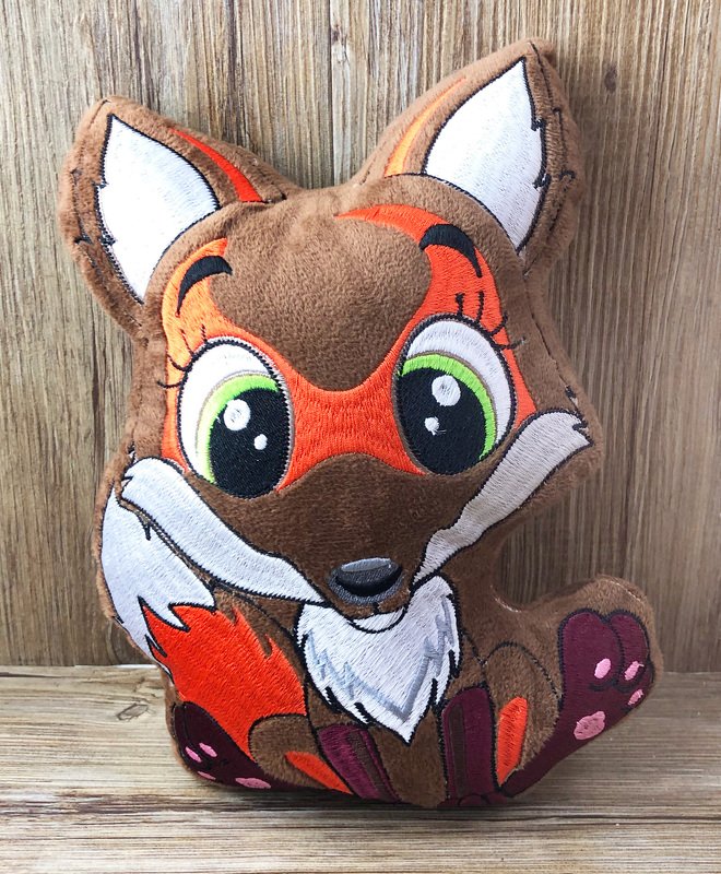 Stickdatei ITH Fuchs Aldebar f&uuml;r Rahmen 20&times;30 cm, Maschinenstickdatei - Bild 3