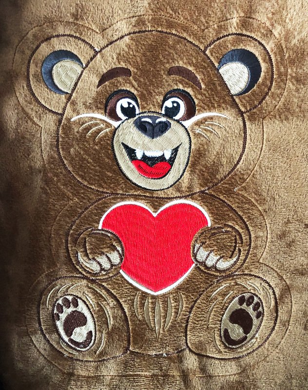 Stickdatei ITH B&auml;r Fred f&uuml;r Rahmen 20&times;30 cm, Maschinenstickdatei - Bild 4