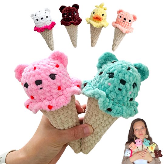 Häkelanleitung Eisbärchen ohne Nähen