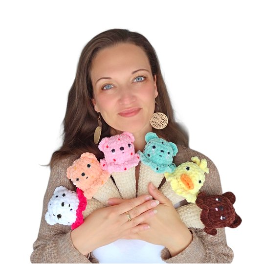 Häkelanleitung Eisbärchen ohne Nähen