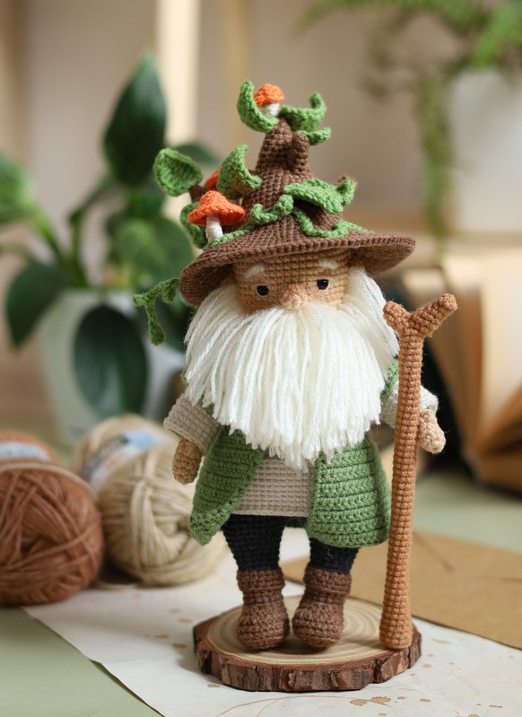 Amigurumi cute forest spirit doll pattern in English - Image 7