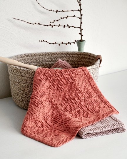 Spültuch "Blüten-Quartett", Strickanleitung, einfach