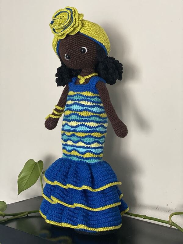 African Doll Asha Crochet Pattern - Image 8