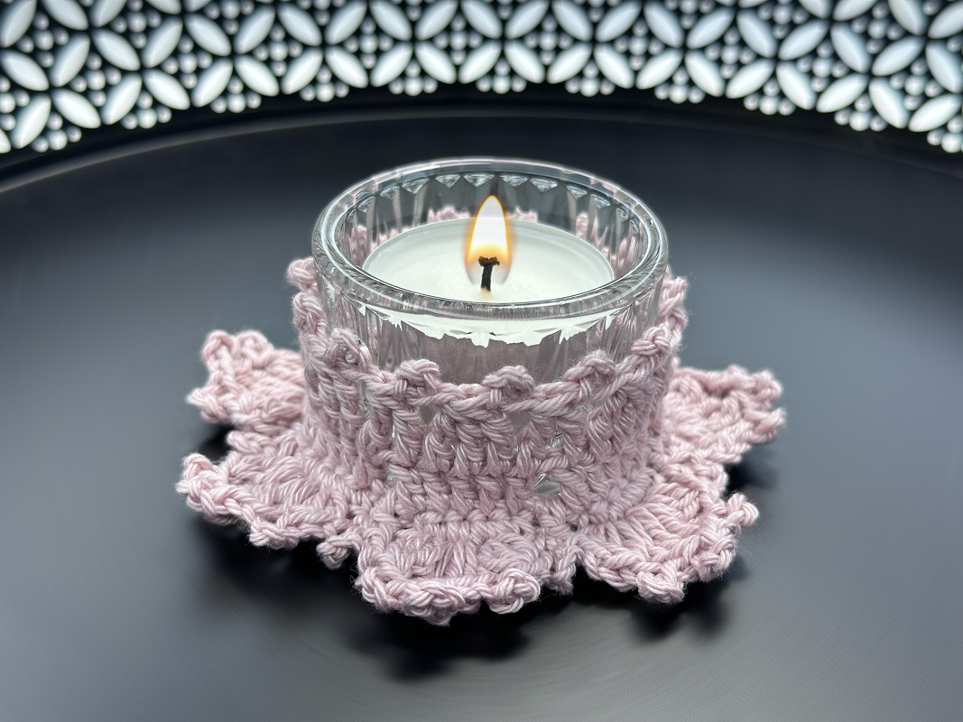 Crochet Pattern Candle Holder “Spring Blossom” - Image 2