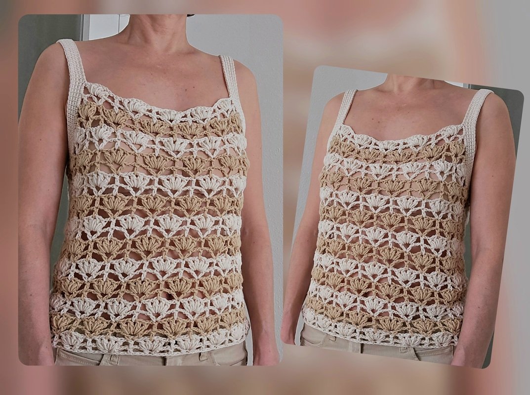 Sommertop häkeln. Stylisch, luftig und einfach. - Bild 5