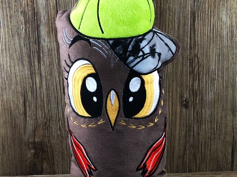 Stickdatei ITH Eule Cap für Rahmen 20×30cm, Maschinenstickdatei