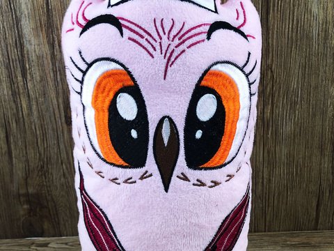 Stickdatei ITH Eule Krankenschwester für 20×30, Maschinenstickdatei