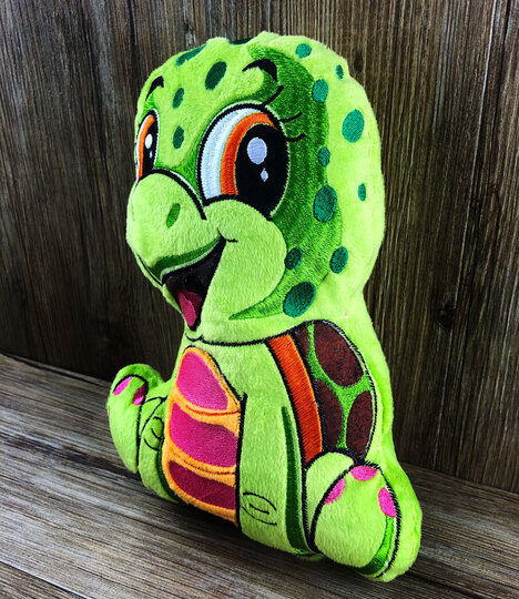 Stickdatei ITH Schildkröte Bruni für Rahmen 20×30cm, Maschinenstickdatei