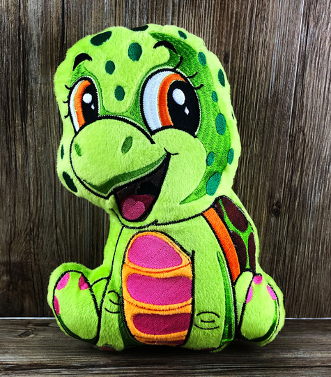 Stickdatei ITH Schildkröte Bruni für Rahmen 20×30cm, Maschinenstickdatei