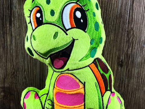 Stickdatei ITH Schildkröte Bruni für Rahmen 20×30cm, Maschinenstickdatei