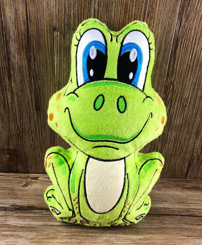 Stickdatei ITH Frosch Oskar für Rahmen 20×30cm, Maschinenstickdatei - Bild 2
