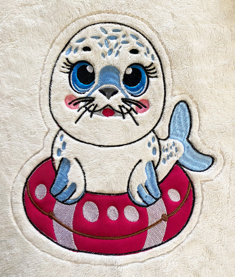 Stickdatei ITH Robbe Eddy für Rahmen 20x30 cm, Maschinenstickdatei