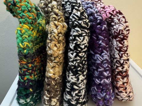 Crochet Mini Scrap Handbag, PDF pattern, digital download