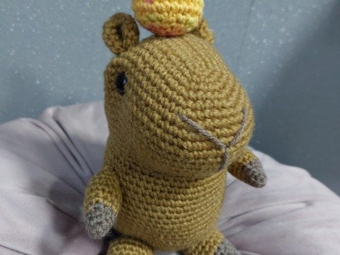 Capybara Amigurumi Wasserschwein ca. 20 cm hoch