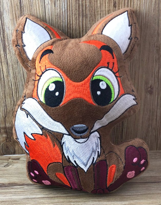 Stickdatei ITH Fuchs Aldebar für Rahmen 16x26 cm, Maschinenstickdatei