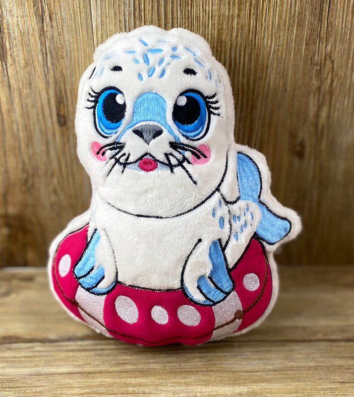 Stickdatei ITH Robbe Eddy für Rahmen 16x26 cm, Maschinenstickdatei