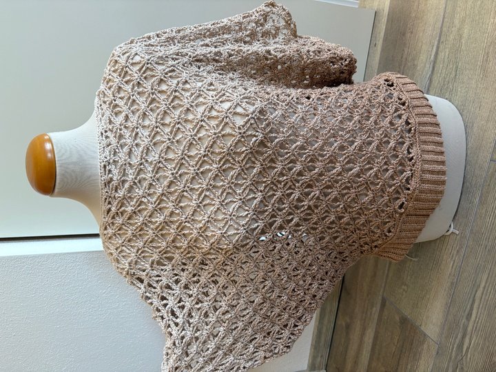 Shirt Velran Lochmustershirt Netzshirt Sommerliches Shirt häkeln Top