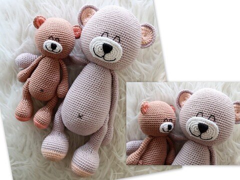 Sparpaket Grinsebären (klein & groß) von LaCritza