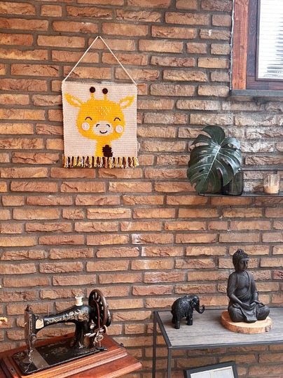 Wall Hanging Giraffe - Crochet pattern | German & English