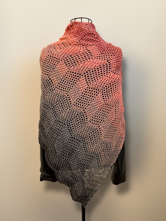 Crochet Pattern Triangular Scarf "Damia"