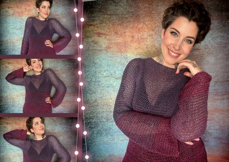 Häkelanleitung Pullover "MAIMELODIE"