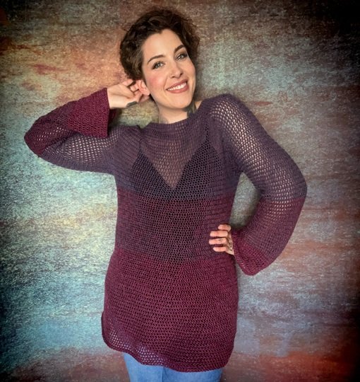 Häkelanleitung Pullover "MAIMELODIE"