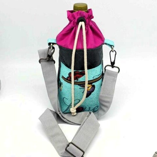 E-Book Flaschentasche Torsby - PDF Datei Nähanleitung und SM in 2 Größen