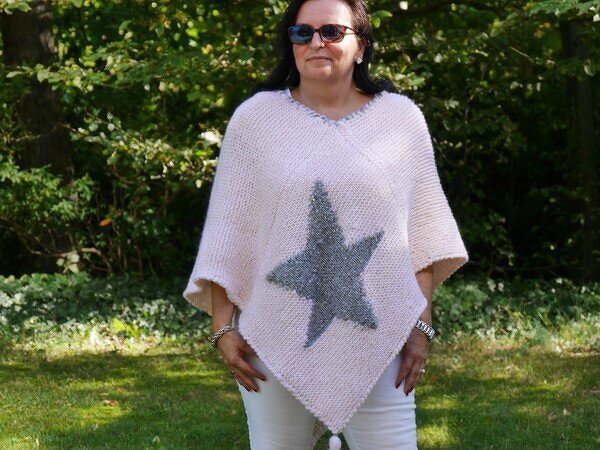 Strickanleitung Poncho Star Love