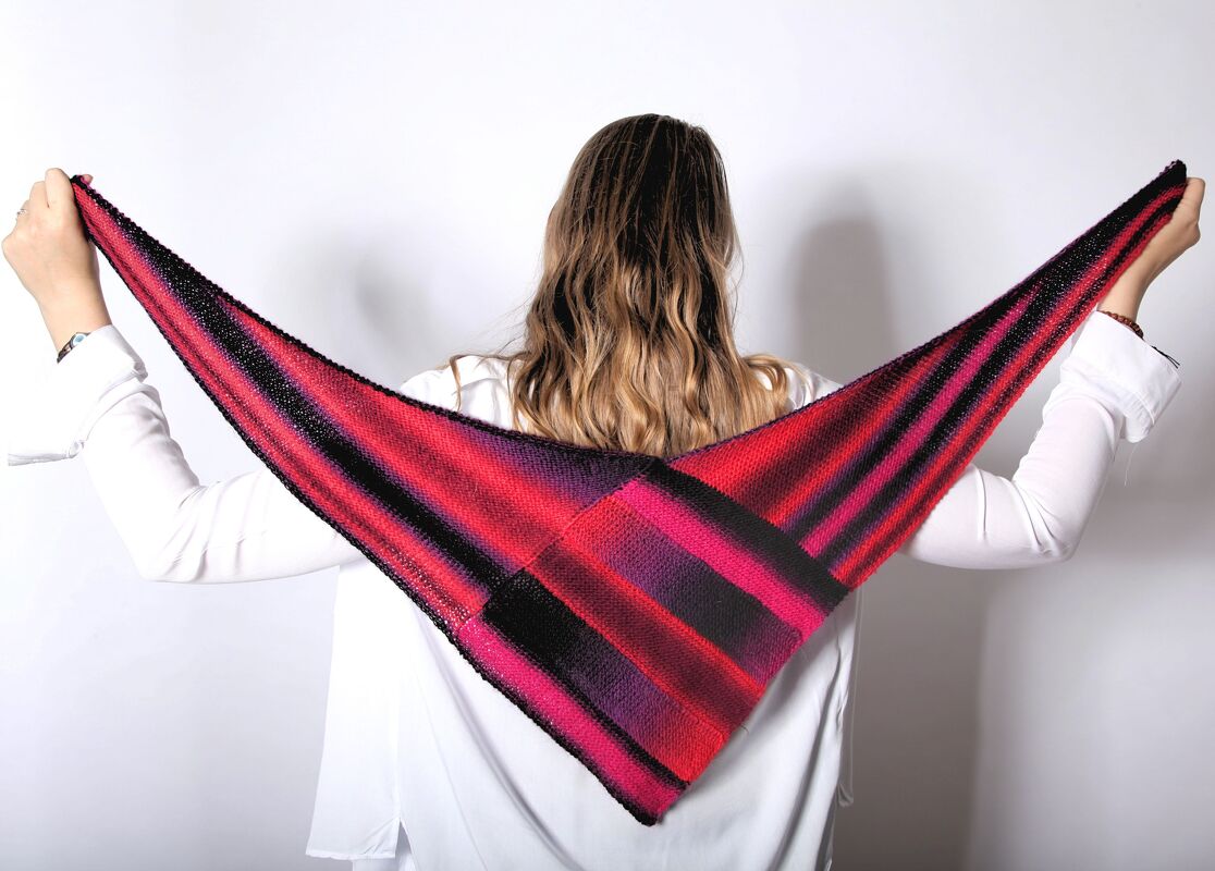 CrissCross Seventeen, Tuchanleitung, kreuz und quer stricken - Bild 3