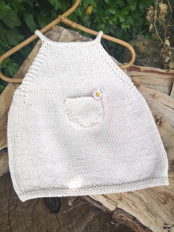 Baby dress knitting pattern / tunic dress for toddler pattern