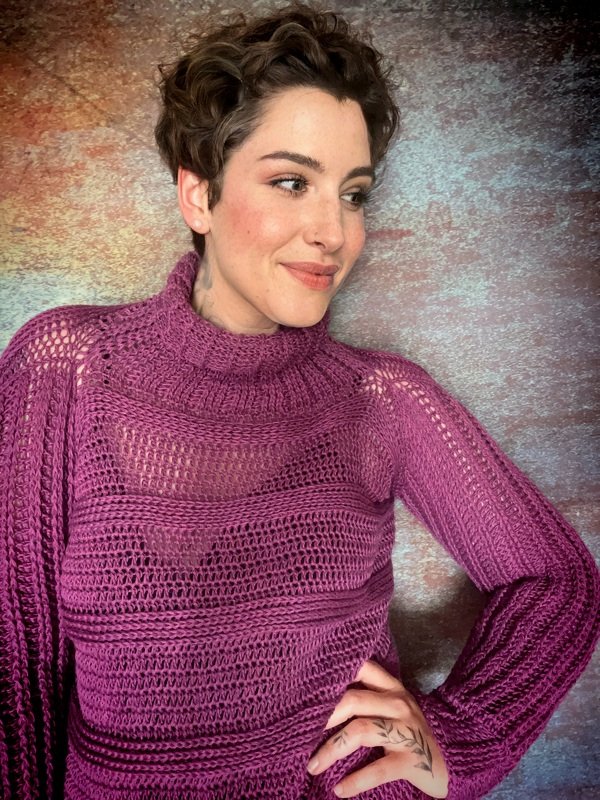 Häkelanleitung 1-Bobbel-Pulli "KUSCHELHIMBEERE" - Bild 10