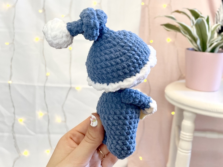 Häkelanleitung Schlaf-Gut Puppe / Schutzpüppchen "Bobi"