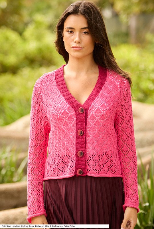 Jacke mit V-Ausschnitt - Bild 2