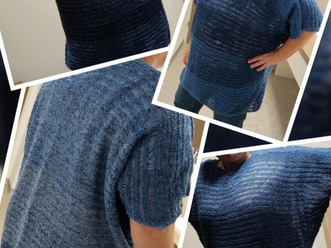 Somwi . Der Fledermaus Pulli, gestrickt , PDF Datei ,  Anleitung,