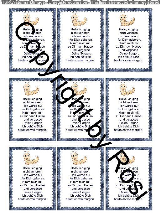 Sorgenwürmchen - Glückswürmchen - Sprüche - Kärtchen - Karte - Bild 2