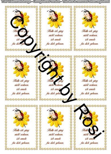 Sorgenwürmchen - Glückswürmchen - Sprüche - Kärtchen - Karte