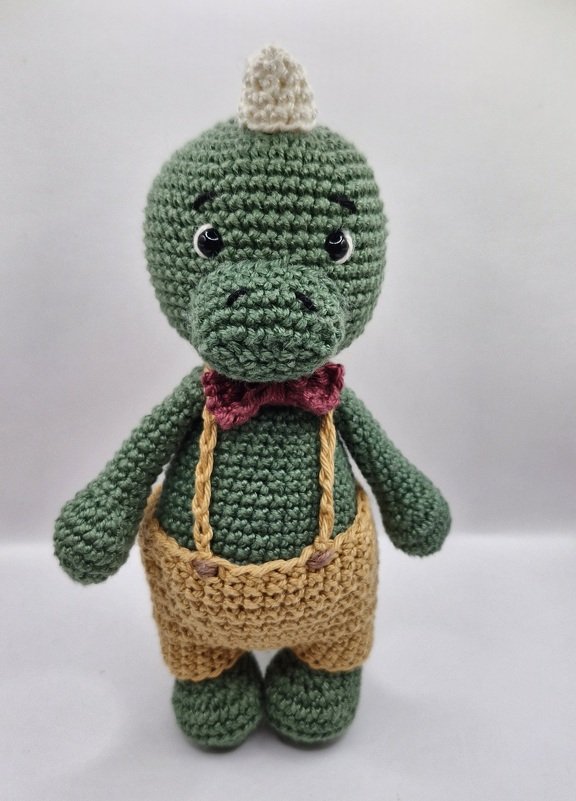 PDF Häkelanleitung Amigurumi Dino Diego