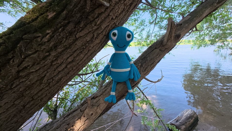 Alien Häkelanleitung