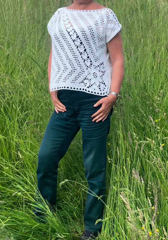 Shirt "Asymmetrie" - Häkelanleitung - Bild 8