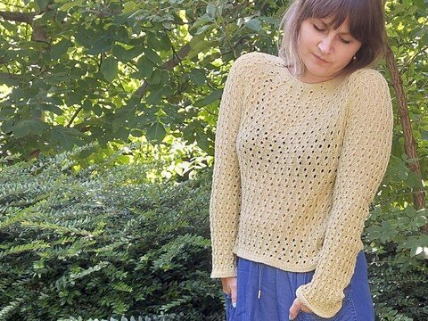 Strickanleitung, Alesia blouse,