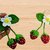 Crochet strawberry keychain pattern